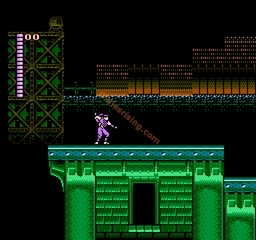 une photo d'Ã©cran de Blue Shadow sur Nintendo Nes